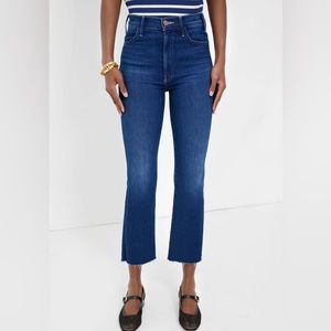 MOTHER denim- the hustler ankle fray